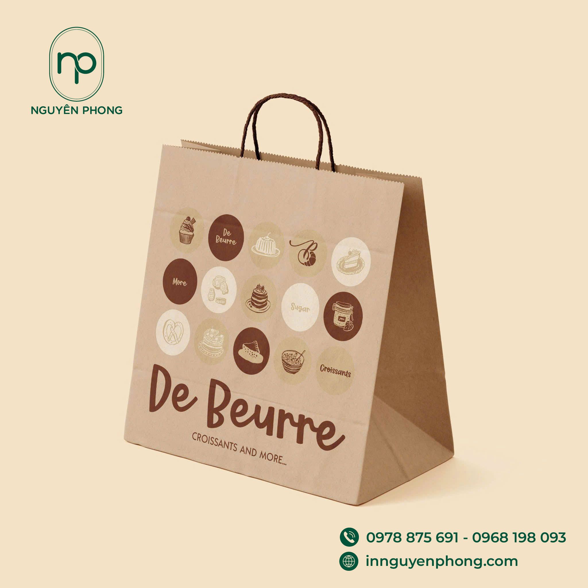 Túi giấy đựng bánh ngọt